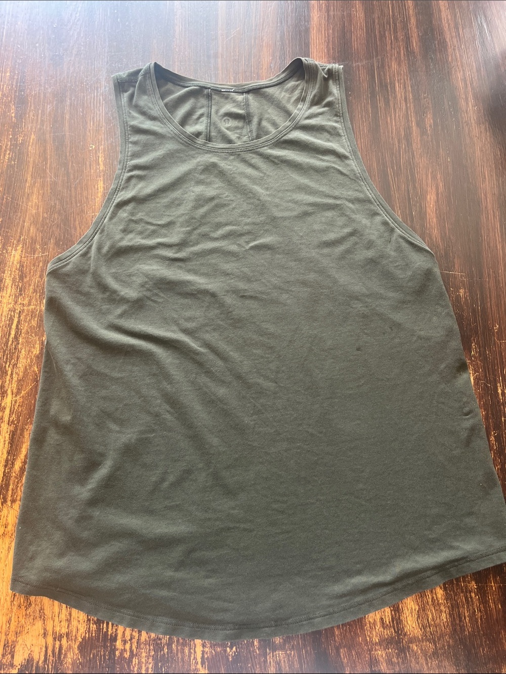 lululemon athletica Olive Green Women's Tank Top